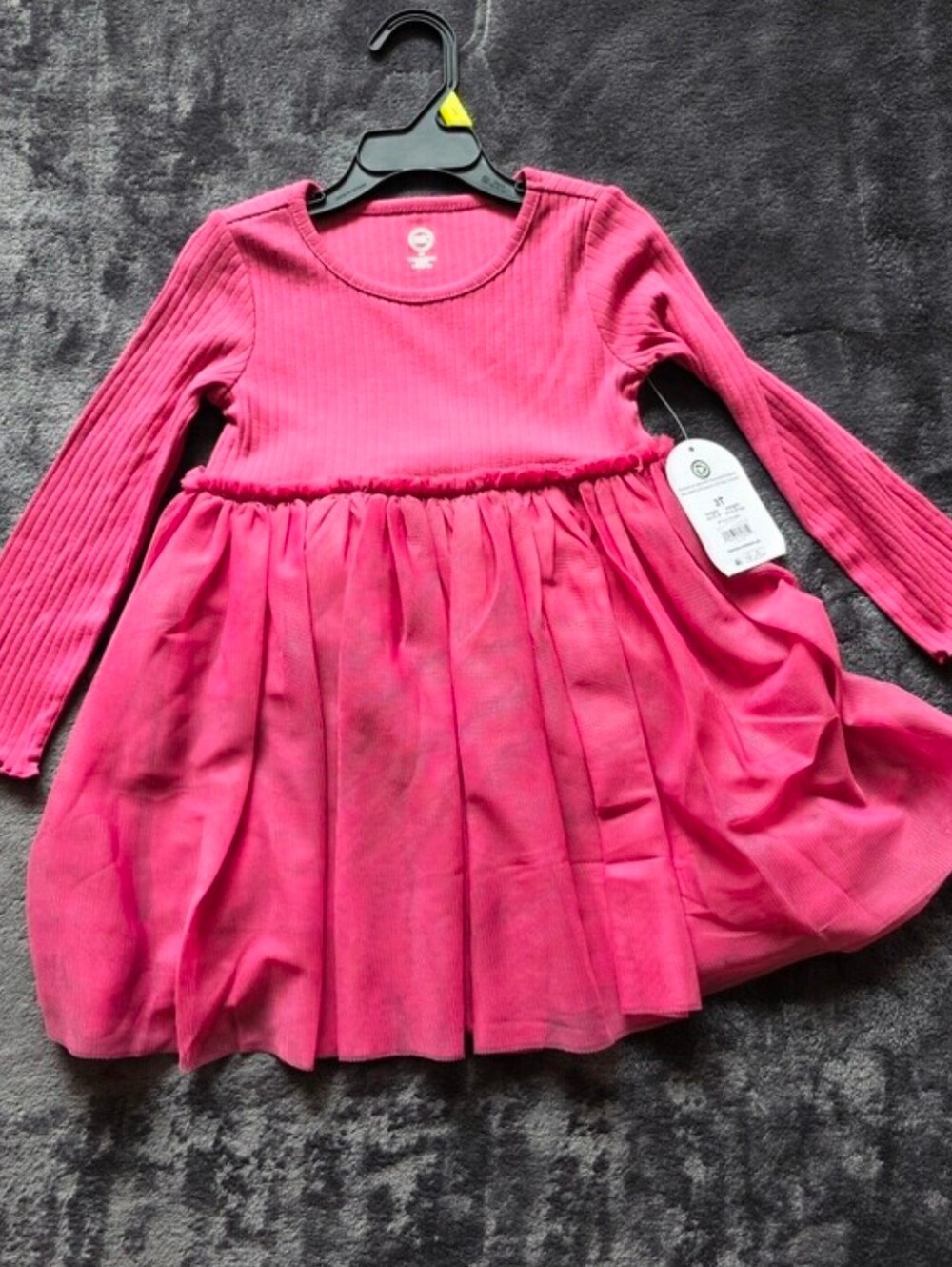 New toddler girl Long Sleeve Tutu dress Size 3t
